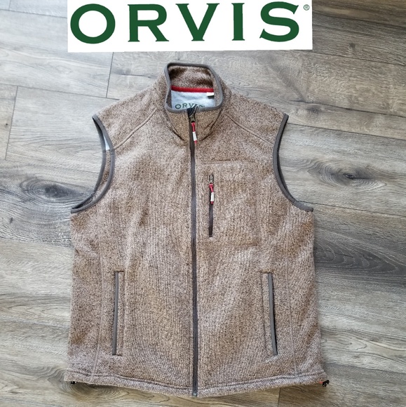 orvis windproof sweater fleece vest